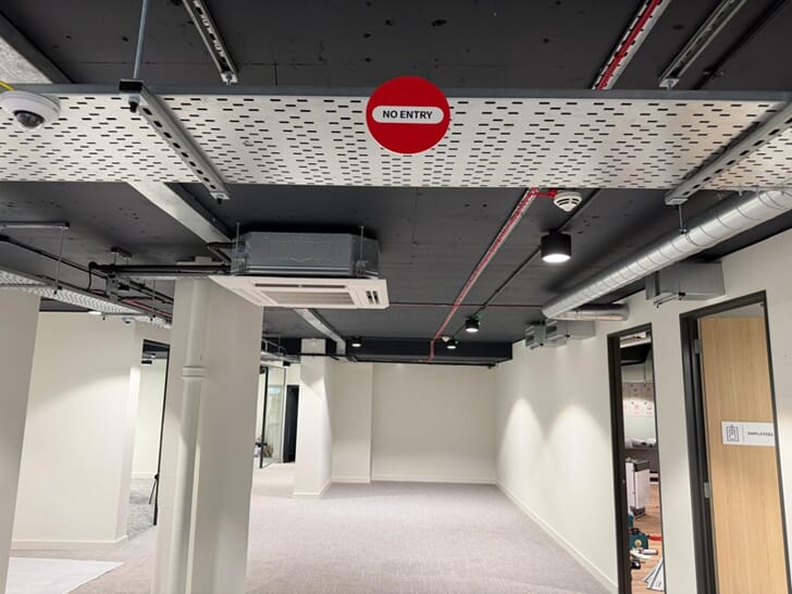 An image of the No Entry security signage.